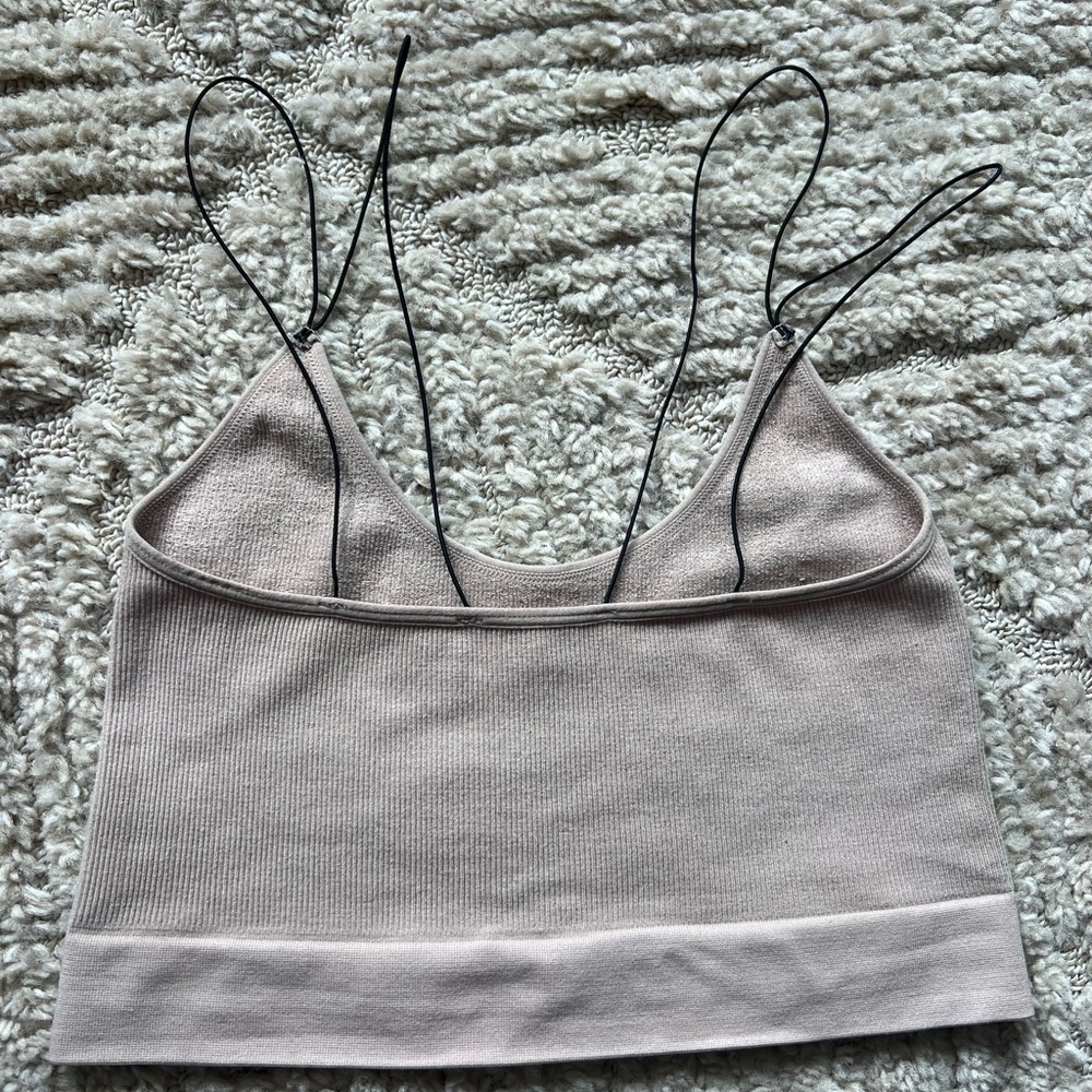 Women's Beige Bralette - Picture 2 of 3